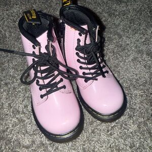 Dr. Martens Pink Kids Boots